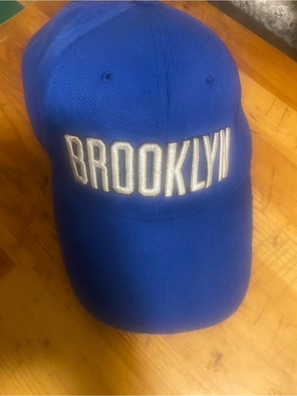 Brooklyn Embroidered Cap - Royal Blue